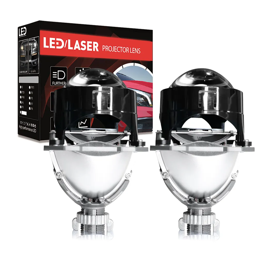 Alston — projecteur LED Xenon plus, 3 pouces, H4 V3, 360 degrés, Kit BI projecteur avec réfit, 12V, 70W, 5500K