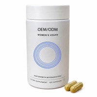 Compléments alimentaires pour la croissance des cheveux pour femmes en gros : Biotine, Collagène, Peptides, Vitamine C, Acide Hyaluronique – Formule à base de plantes en capsules