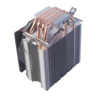 Radiateurs de condenseur pour équipement industriel à faible bruit, personnalisables OEM, avec 4 caloducs passifs en cuivre, pour refroidissement de drones CNC et dissipateur thermique de CPU