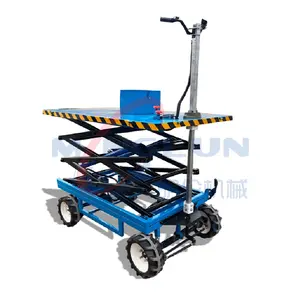 Heavy loading transport lift carts designed for storage and logistics or for the transportation of other goods