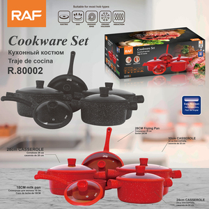 RAF 2025 New Product Kitchen <strong>Induction</strong> <strong>Cookware</strong> Non-stick <strong>Cookware</strong> Sets Suitable for Most Hob Types - Product Image 2