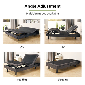 Lit médical réglable pour usage domestique, idéal pour les personnes âgées, les patients atteints de démence, les personnes ultra-obèses et les femmes enceintes. - Product Image 3
