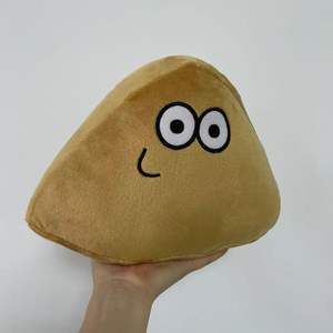 Venta caliente 22cm 4 colores relleno <span class=keywords><strong>Anime</strong></span> cara triste Pou Felpa alienígena lindo Pou Peluche juguete divertido Peluche Pou triste - Product Image 4