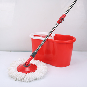 Set Secchio con Mocio Rotante a Pressione Manuale <span class=keywords><strong>per</strong></span> <span class=keywords><strong>Casa</strong></span>, Asciugatura a Centrifuga, Risparmio di Fatica, Rotazione a 360° - Product Image 6