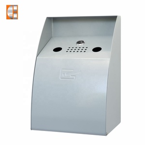 Thép Treo Tường Ngoài Trời Gạt Tàn Hộp Thuốc Lá Hiện Đại <span class=keywords><strong>Bin</strong></span> Xì gà Điếu Hút Thuốc Khu Vực Bộ Sưu Tập Khách Sạn Gạt Tàn <span class=keywords><strong>Bin</strong></span> - Product Image 3