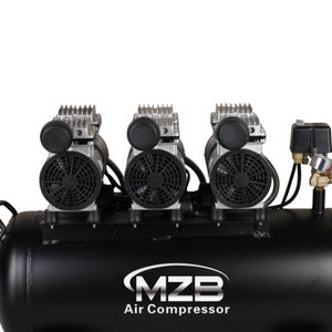 Mzb 1100w * 3 100l 200 ליטר שמן שקט מדחס אוויר חינם - Product Image 2