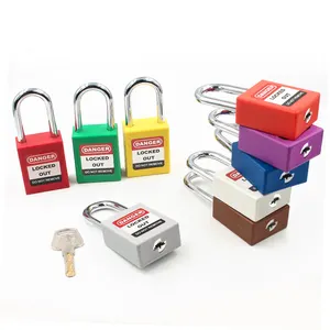 Security OEM Hangslot Alle Master Loto Veiligheid Abs Lockout Pad Sloten Hangslot Met Sleutel