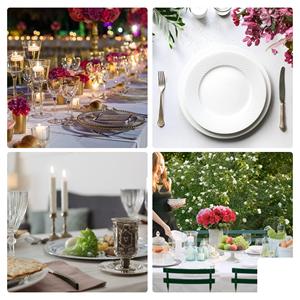 Cubierta de mesa rectangular Perel-elástica-blanca - Product Image 4