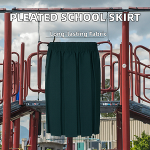 Falda Escolar Vesbhusha Personalizada 100% Poliéster para Niñas, con Pliegues en la Cintura, Uniforme Clásico para Primaria, Tallas S-5XL - Product Image 2