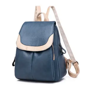 Tinkin — sac à dos en cuir pu pour femmes, sac d'école de grande capacité, décontracté, de marque, 2021
