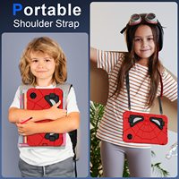 Étui antichoc pour enfants avec motif anime pour Samsung Tab A11 8.7 2025 Tab A9 8.7 2023 avec support et sangle d'épaule, coque de protection robuste OEM ODM