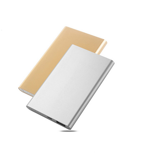 Promotion Gifts Metal Mini Thin 10000mah Custom Logo External Portable Battery Charger Business Suit Cell Phone Power Bank