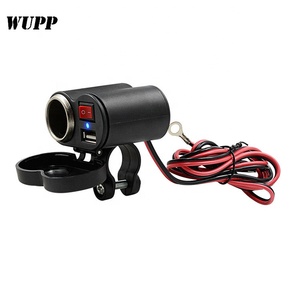 <span class=keywords><strong>Chargeur</strong></span> USB simple <span class=keywords><strong>pas</strong></span> <span class=keywords><strong>cher</strong></span> avec interrupteur, <span class=keywords><strong>chargeur</strong></span> de téléphone étanche pour moto avec allume-cigare - Product Image 1