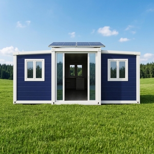 Casa Contenedor Expandible <span class=keywords><strong>de</strong></span> 20 Pies con Doble Ala, Cabaña Modular Prefabricada para Campamento, Casa <span class=keywords><strong>de</strong></span> Vacaciones, Venta al por Mayor Directa <span class=keywords><strong>de</strong></span> Fábrica - Product Image 1