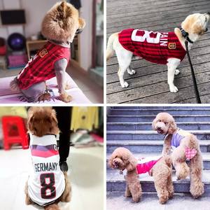 Chalecos de Verano Personalizables de Fábrica Directa con Estampado de Letras a Rayas Estilo Deportivo Casual para Mascotas, Perros y Gatos - Product Image 6