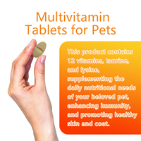 Vente en gros de comprimés à croquer mignons Pet Star 120 Suppléments de soutien pour animaux de compagnie Biologique Absorption rapide Multivitamine Minéraux pour chiens Douleur