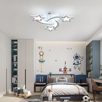 Plafonniers LED en métal et acrylique en forme d'étoile, à montage en surface, modernes et luxueux, 24W 30W IP66, avec télécommande pour chambre à coucher