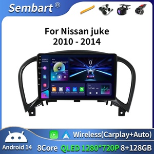 Lecteur vidéo Android 16 Carplay Auto pour <span class=keywords><strong>Nissan</strong></span> <span class=keywords><strong>Juke</strong></span> YF15 2010 - <span class=keywords><strong>2014</strong></span> Autoradio multimédia WIFi+4G DSP 2 DIN Écran tactile - Product Image 1