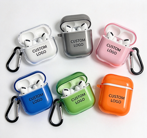 Nuevos AirPods Portátiles de Madera y Metal Transparentes con Diseño de Moda de Lujo, Logotipo Grabado Personalizado - Product Image 1