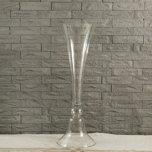 <span class=keywords><strong>Vase</strong></span> en verre réversible de <span class=keywords><strong>80</strong></span> <span class=keywords><strong>cm</strong></span> de haut Offre Spéciale pour décoration de mariage arrangement de fleurs - Product Image 1