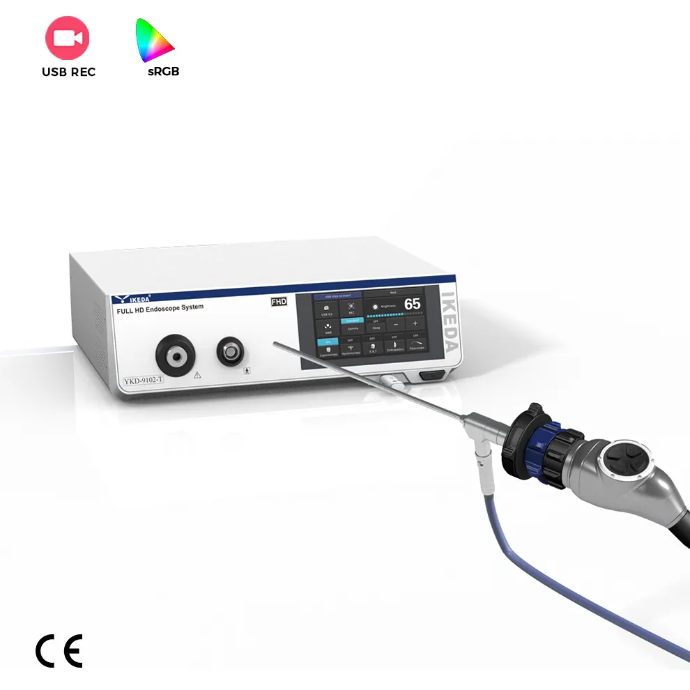 Ikeda mới CMOS dẫn tích hợp Ent phẫu thuật nội soi Máy ảnh cứng nhắc laryngoscope Video nội soi