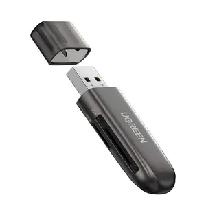 UGREEN-lector de tarjetas SD, Adaptador 2 en 1, USB 3,0 a SD, TF