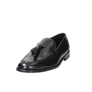 รองเท้าหนังผู้ชาย Hermann Scott รุ่น A100 Abra Moccasin สีดำ สวมแบบสลิปออน สำหรับงานทางการ - Product Image 2