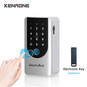 Kenrone Tuya App Boîte de rangement murale en métal Smart <span class=keywords><strong>Master</strong></span> <span class=keywords><strong>Lock</strong></span> Key Safe Box pour agent immobilier <span class=keywords><strong>Lock</strong></span> Box - Product Image 1