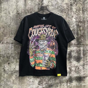 Camiseta de Algodón 100% con Estampado de Grafiti de Moda Urbana, Camiseta de Manga Corta para Hombre, OFERTA - Product Image 5