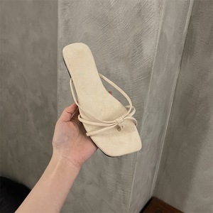 Sandalias de Mujer con Punta Cuadrada y Nudo, Calzado de Verano Moderno y a la Moda - Product Image 6