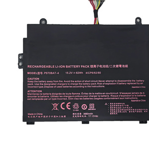 อะไหล่แบตเตอรี่แล็ปท็อปสำหรับ62Wh P970BAT-4 P970EN P970EX P970ของ CLEVO P960ED P960EN-K แบตเตอรี่โน้ตบุ๊ค - Product Image 2