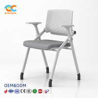 Chaise de bureau moderne et écologique, certifiée BIFMA, de qualité industrielle, multi-usages, pour la maison, le bureau, le salon, l'école, la chambre, avec cadre chromé
