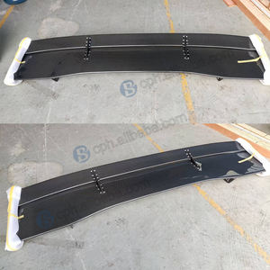 Aileron arrière personnalisé en fibre de carbone véritable pour Mitsubishi Lancer Evolution 10e génération, aileron arrière en fibre de carbone - Product Image 3