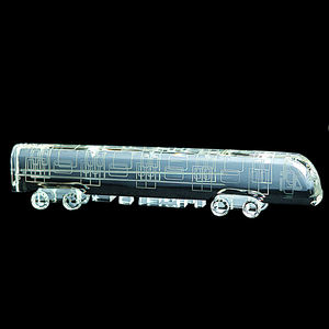 Modèle de camion élégant en verre pour collection d'art, personnalisable OEM, pour présentoir de verre et de cristal - Product Image 4