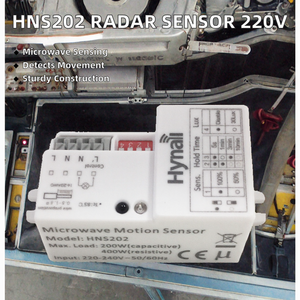 Hynall Hns202 On/Off Lux Chức Năng 220V Được Xây Dựng Trong Điện Dung Kích Hoạt 5.8Ghz Vi Sóng Radar Cảm Biến Chuyển Động - Product Image 2