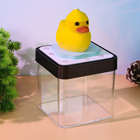 Bloc-notes 3D en papier B.Duck mignon, calendrier de bureau, modèle animal superposé, décoration légère, art populaire fait main, personnalisable