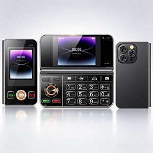 โทรศัพท์มือถือแบบพับได้รุ่นใหม่ V-899 ไม่ใช่สมาร์ทโฟน รองรับ 2G พร้อมหน่วยประมวลผล MTK ภาษาอังกฤษ สำหรับนักเรียน - Product Image 1