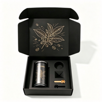 Boîte cadeau avec impression de logo personnalisé pour emballage de capsules de café de luxe