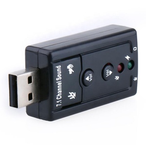 Tarjeta de sonido de 7,1 canales, dispositivo de <span class=keywords><strong>Audio</strong></span> externo sin unidad, USB 2,0, para ordenador portátil, otros dispositivos de <span class=keywords><strong>Audio</strong></span> para el hogar - Product Image 5