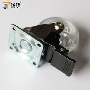 50mm transparente verstellbare Möbel Rollen rad bremse PVC-Gummi material für Büro Krankenhaus Badezimmer Hotel anwendungen - Product Image 5