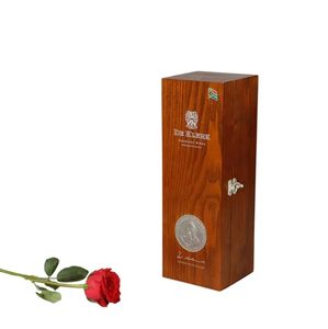 Cajas cilíndricas para bebidas hechas a mano, nuevas, de madera con chapa de MDF y diseño de mosaico, modelo DSW-1020 de DS Design, excelentes para almacenamiento, se acepta logotipo personalizado. - Product Image 2