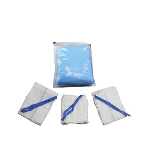 Compresas de Gasa Desechables para Abdomen, 17x26cm, Algodón Puro, Estériles, Irradiadas, para Uso Médico Laparoscópico - Product Image 1