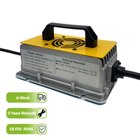 Chargeur de batterie étanche de haute qualité 12V 24V 36V 48V 73V 84V 10A 12A 15A 18A 20A 25A pour élévateur électrique, moto, véhicule électrique