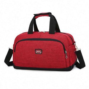 Muestra gratuita de bolso de viaje impermeable vintage negro de nylon para hombre, pequeño, de hombro cruzado, fabricado en China por OEM. - Product Image 4
