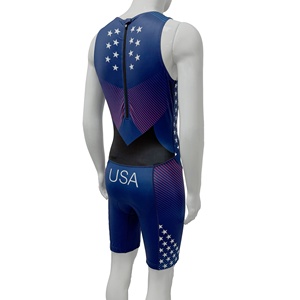Combinaison de <span class=keywords><strong>triathlon</strong></span> pour homme, extensible, respirante, compressive, pour entraînement croisé - Product Image 2