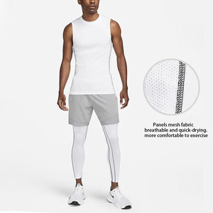Camisetas <span class=keywords><strong>sin</strong></span> Mangas Personalizadas con Logotipo para Hombre, Camisetas Deportivas Ajustadas de Poliéster, Ropa de <span class=keywords><strong>Entrenamiento</strong></span>, Camisetas de Gimnasio para Hombre - Product Image 2