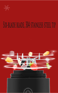 Batidora de Mano Eléctrica de 4 cuchillas verde oliva, limpieza con un clic, 3 velocidades, recargable por USB, tamaño Personal portátil para el hogar - Product Image 5