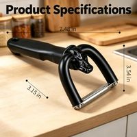 Coupe-graisse manuel pour viande, outil de dégraissage de la viande de boeuf avec design tête de taureau, poignée ergonomique, accessoires de cuisine et barbecue portables