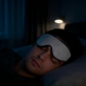 Masque de sommeil 3D en mousse <span class=keywords><strong>à</strong></span> mémoire de forme, occultation totale, faible MOQ (100 pièces), échantillonnage personnalisé en 5 jours, stock disponible pour livraison rapide - Product Image 3