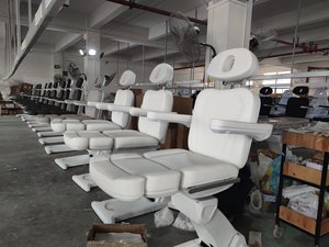 Lit de beauté hydraulique rotatif HOCHEY Black Tattoo, <span class=keywords><strong>chaise</strong></span> de tatouage et de piercing, réglable en hauteur, lit facial - Product Image 4